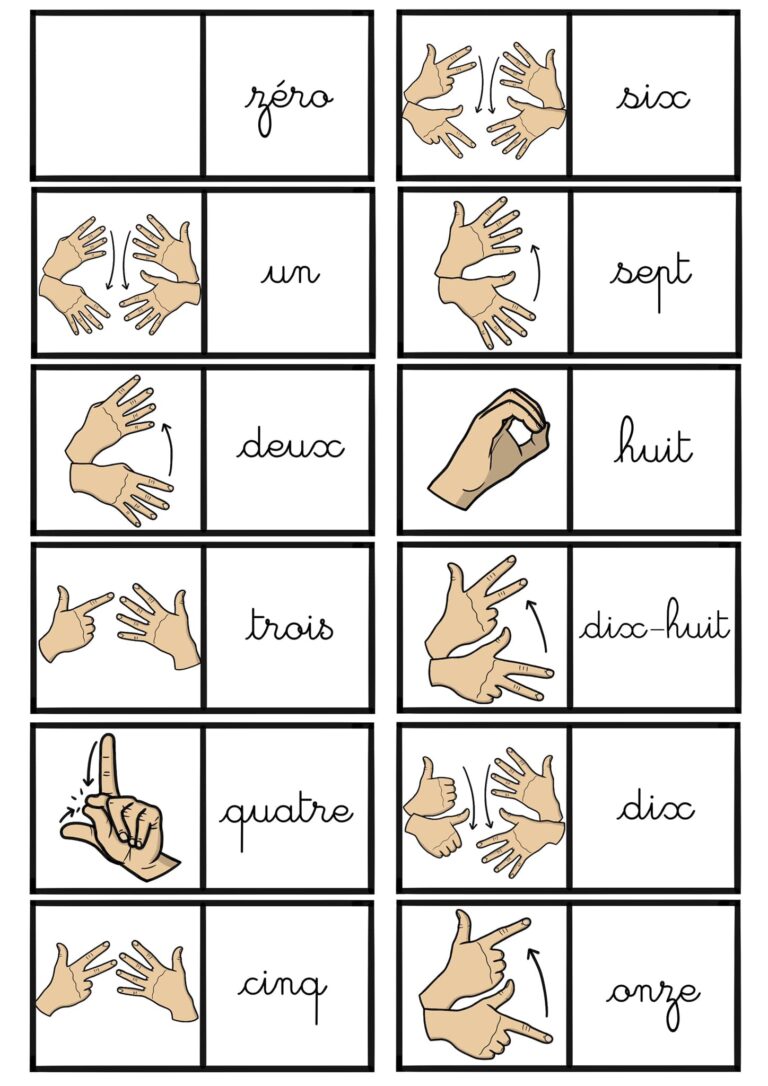 Les mathématiques en langue des signes française : donimos, nombre, chiffre, division, multiplication, calcul 