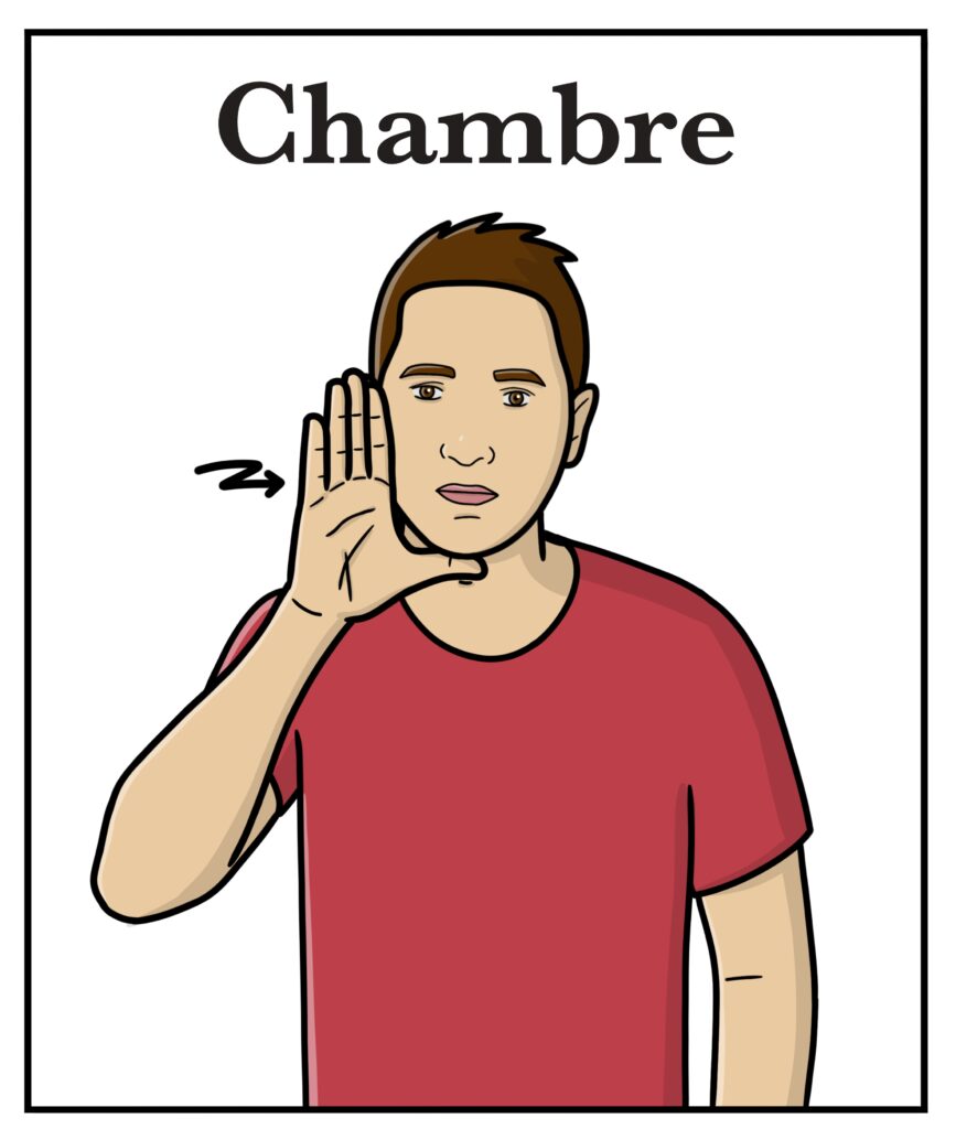 la chambre en LSF